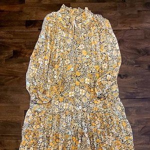 Free People tiered maxi dress